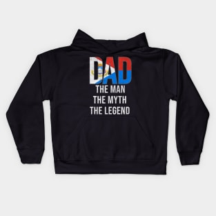 St Sint Maartener Dad The Man The Myth The Legend - Gift for St Sint Maartener Dad With Roots From St Sint Maartener Kids Hoodie